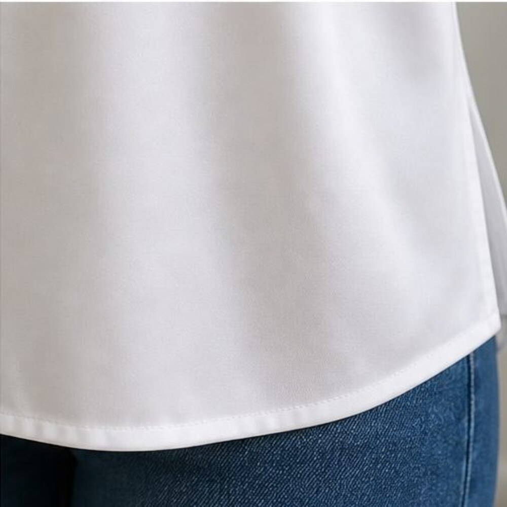 White Ruffle Blouse - Picture 6 of 6